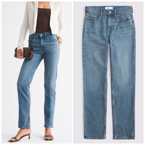 Abercrombie & Fitch the Straight Mid Rise